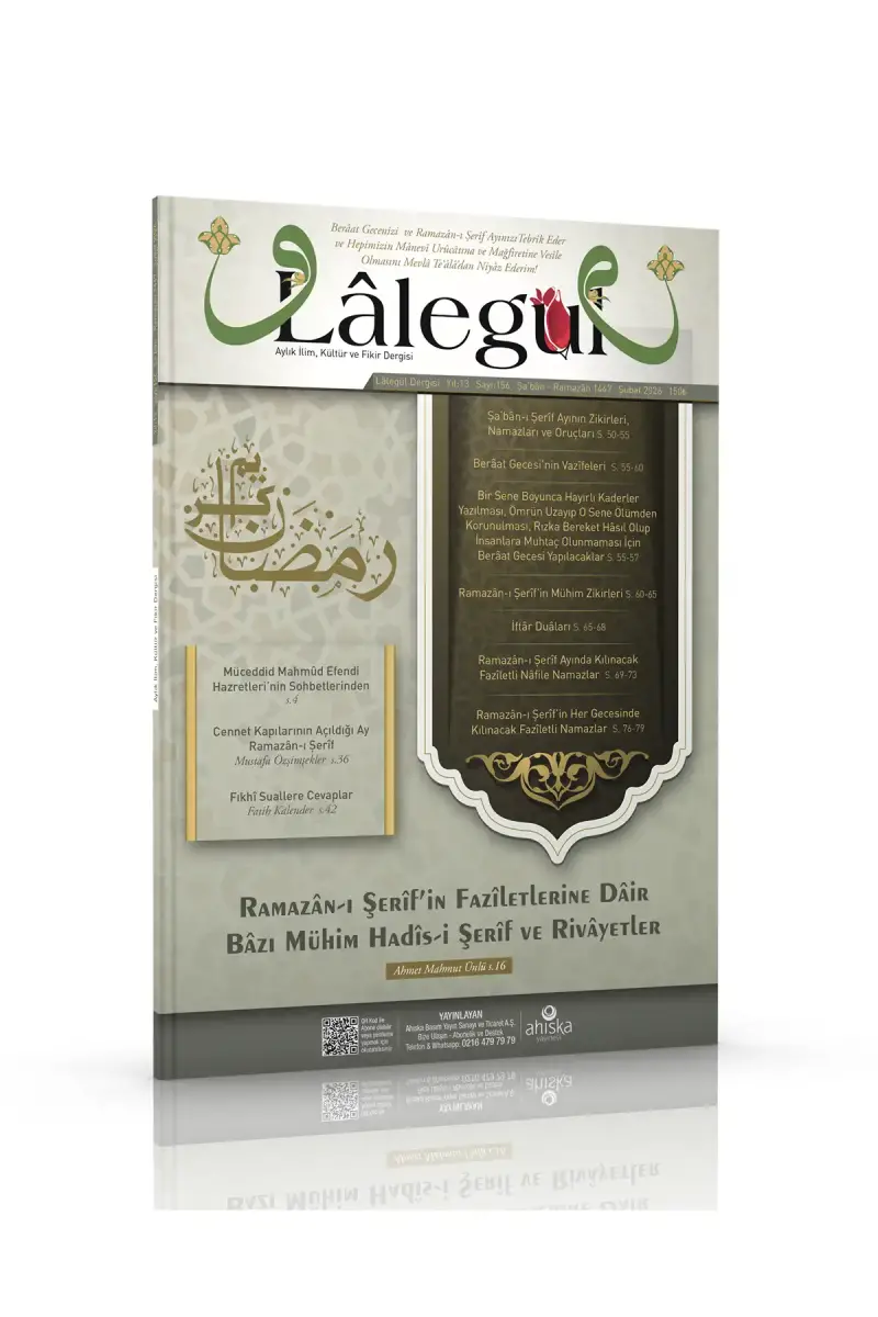 Lalegül Dergisi 156. Sayı Şubat 2026 - 1