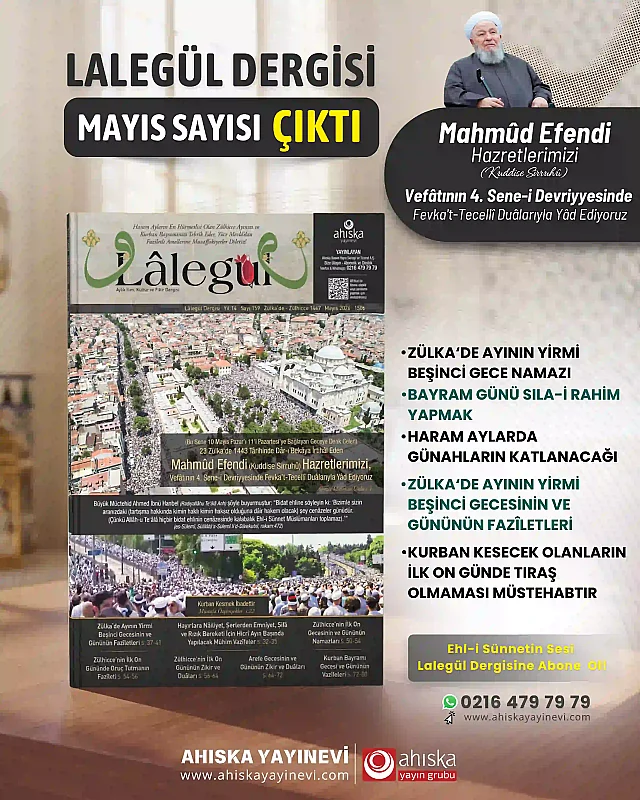 Lalegül Dergisi 159. Sayı Mayıs 2026 - 5