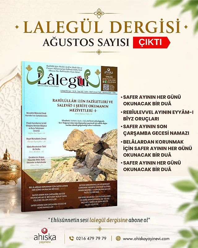 Lalegül Dergisi 162. Sayı Ağustos 2026 - Ahıska Basım Yayın