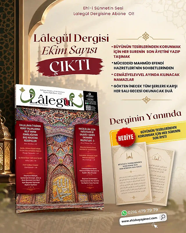 Lalegül Dergisi 164. Sayı Ekim 2026 - Ahıska Basım Yayın
