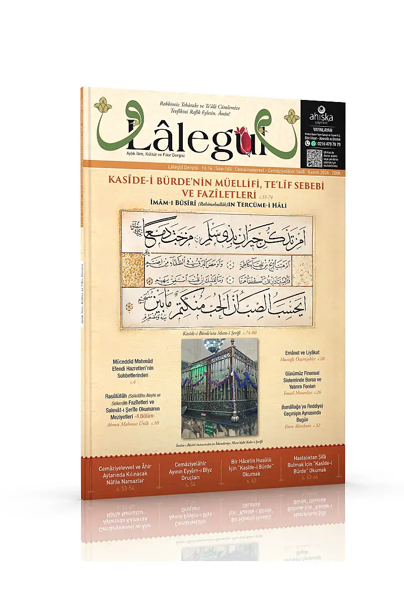Lalegül Dergisi 165. Sayı Kasım 2026 - 2