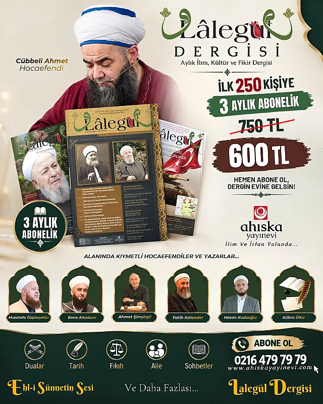 Lalegül Dergisi 3 Aylık Abonelik Paketi - Ahıska Basım Yayın