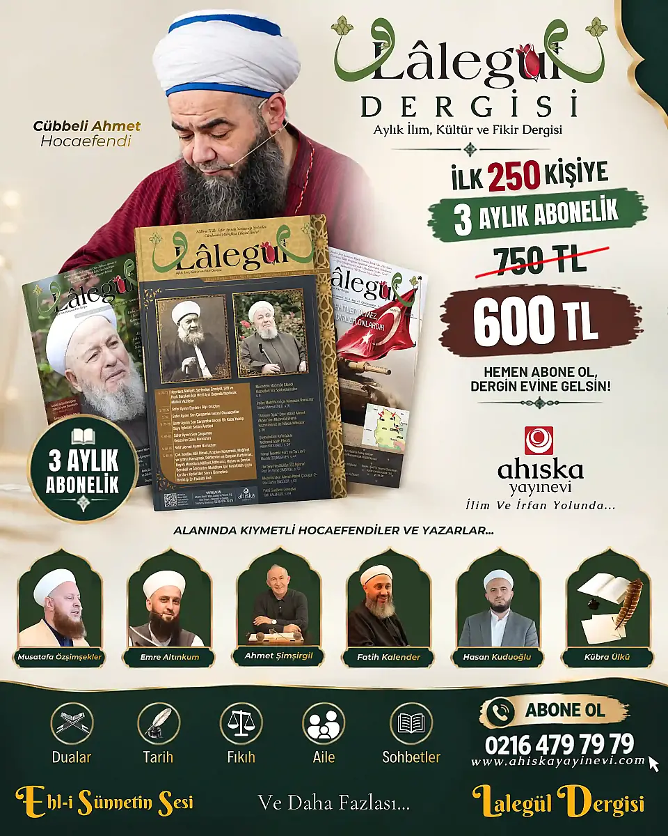 Lalegül Dergisi 3 Aylık Abonelik Paketi - 1