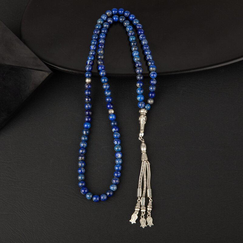 Lapis Lazuli Doğal Taş Tesbih 99luk - 6mm - 3