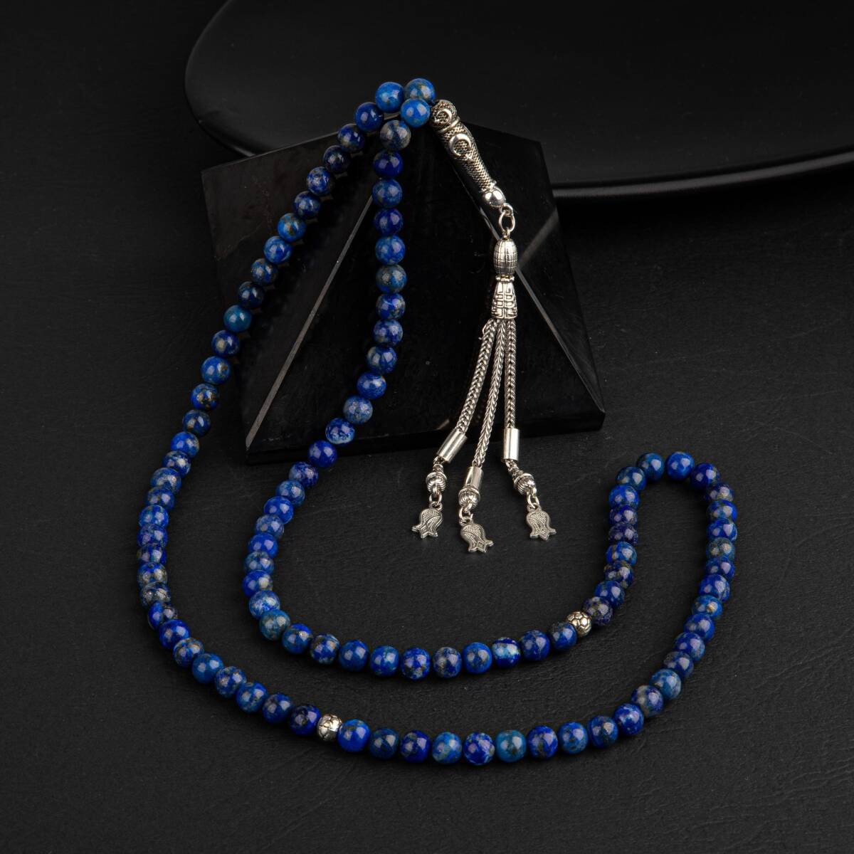 Lapis Lazuli Doğal Taş Tesbih 99luk - 6mm - 4