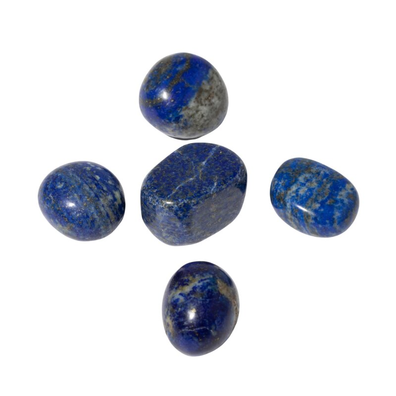 Lapis Lazuli Doğal Taş Tımbıl El Taşı - 4