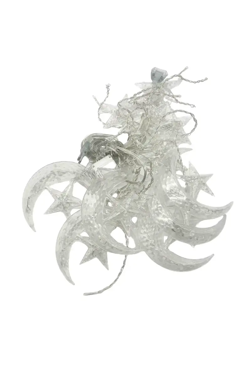 Led Sarkıt Ay Yıldız 5 Metre Elektrikli - 2