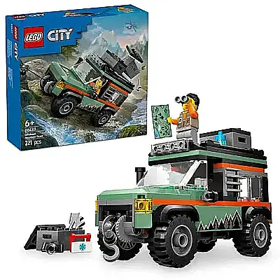 Lego City 4 x 4 Arazi Dağ Arabası 60447 - 3
