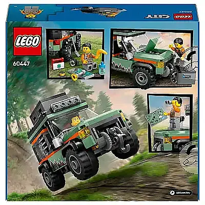 Lego City 4 x 4 Arazi Dağ Arabası 60447 - 7