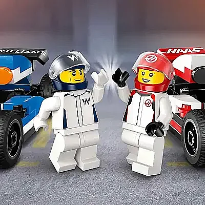 Lego City F1 Williams Racing Ve Haas F1 Yarış Arabaları 60464 - 16