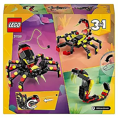 Lego Creator 3 ü 1 Arada Vahşi Hayvanlar Şaşırtıcı Örümcek 31159 - 12