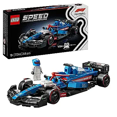Lego Speed Champions Visa Cash App Rb Vcarb 01 F1 Yarış Arabası 77246 - 11