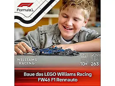 Lego Speed Champions Williams Racing Fw46 F1 Yarış Arabası 77249 - 5