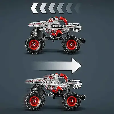 Lego Technic Monster Jam Thunderroarus Çek Bırak 42200 - 4