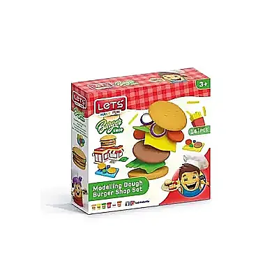 Lets Oyun Hamuru Hamburger Set - 2