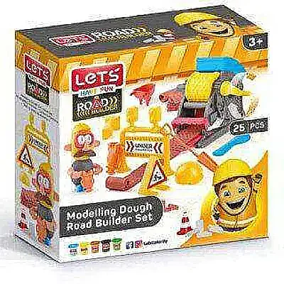 Lets Oyun Hamuru Yol İnşaatı Set - 6