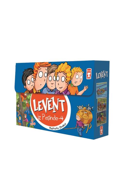 Levent İz Peşinde 4 5 Kitap Set - Timaş Çocuk Yayınları