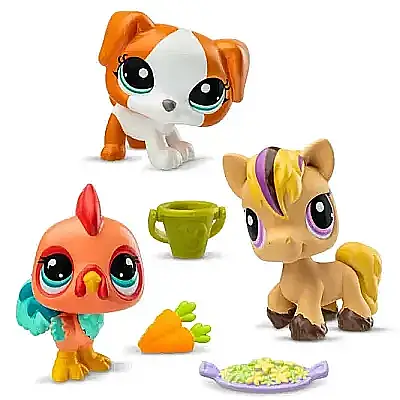Littlest Pet Shop Minişler 3 Lü Figür Seti - 2