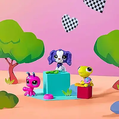 Littlest Pet Shop Minişler 3 Lü Figür Seti - 6