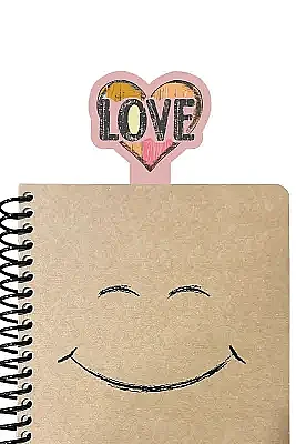 Love Kalp Tasarım Kitap Ayracı - 2