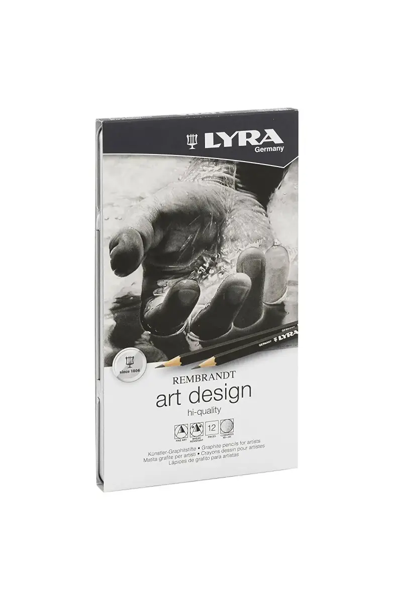 Lyra Dereceli Kalem Art Desıgn Metal Kutu 12Li - 1