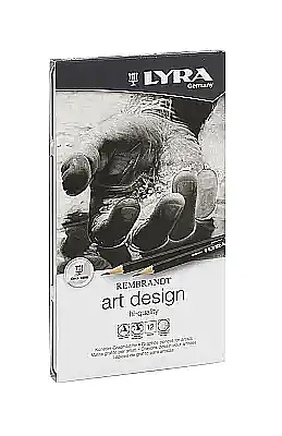 Lyra Dereceli Kalem Art Desıgn Metal Kutu 12Li - 2