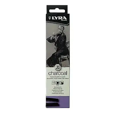 Lyra Kömür Çubuk Medium 5 - 6 mm x 13 cm 15 Li - 1