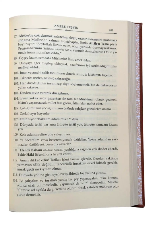 Mahmud Efendi Hazretlerinden Duyulan Hikmetli Sözler - Deri Cilt - 2