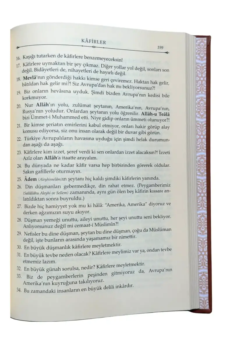 Mahmud Efendi Hazretlerinden Duyulan Hikmetli Sözler - Deri Cilt - 3