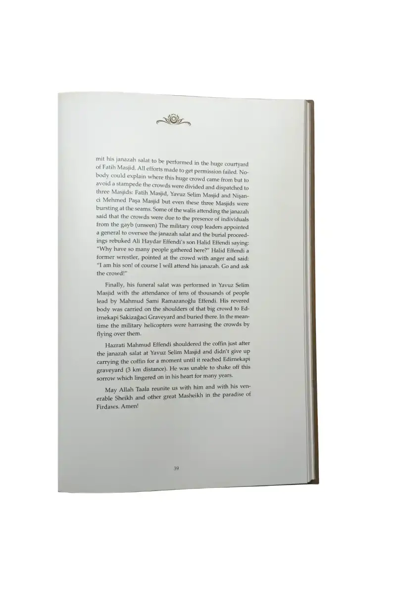 Mahmud Efendi Hazretlerinin Hayatı İngilizce - 4