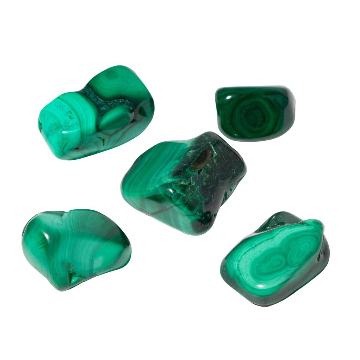 Malakit Doğal Taş Tımbıl El Taşı - 1