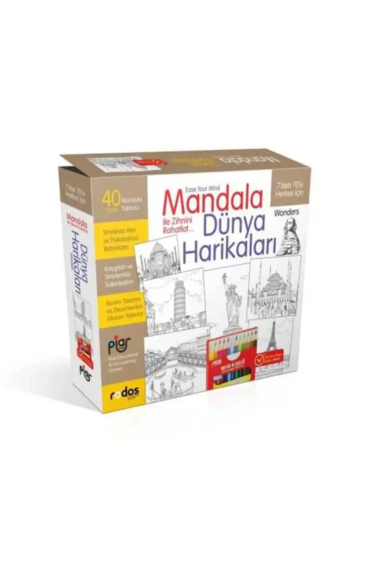 Mandala Dünya Harikaları - Piar Kids