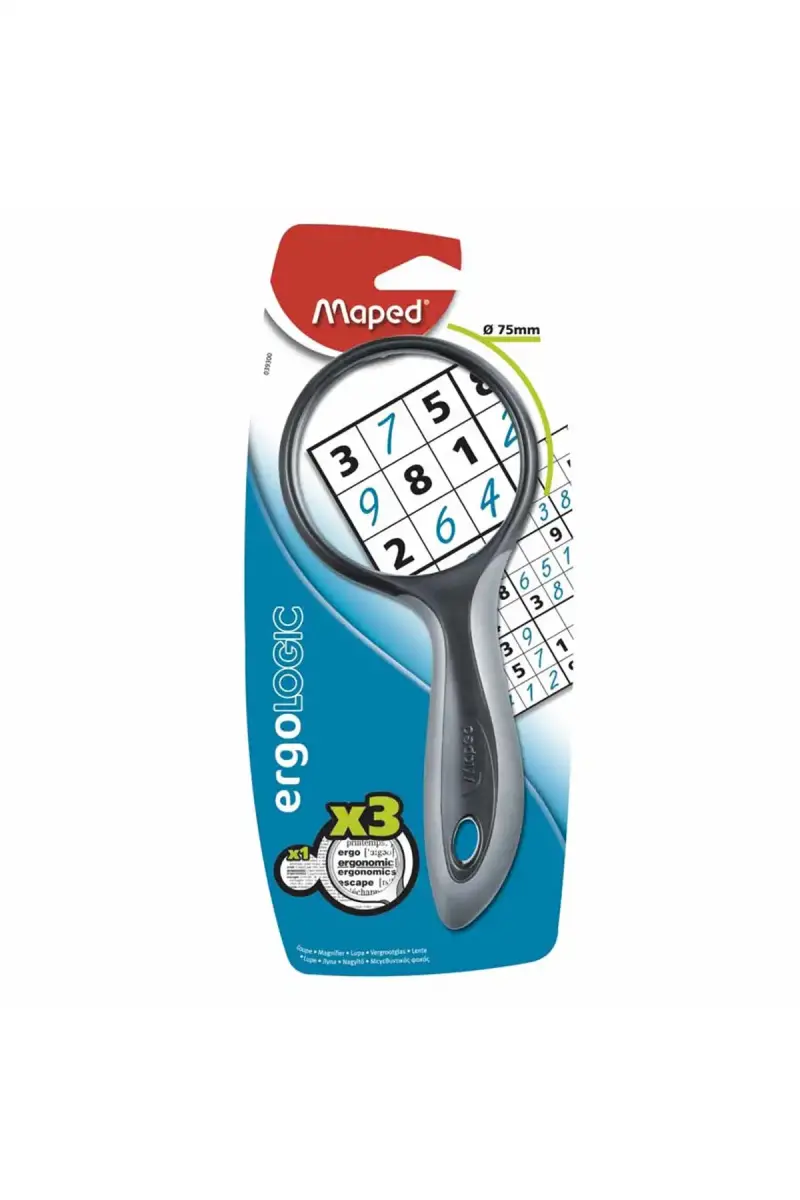 Maped Büyüteç Ergologıc X3 75mm Gri - 1