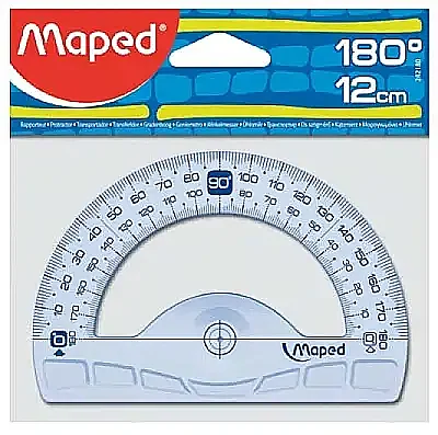 Maped Kristal Açı Ölçer 180 Derece 12 cm - 2
