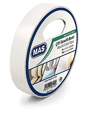 Mas 2613 Çift Taraflı Bant 25 x 25 mm - Mas