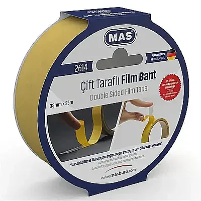 Mas 2614 Çift Taraflı Bant 38 x 25 mm - Mas