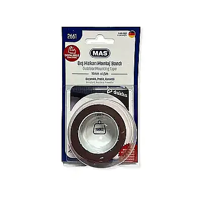 Mas 2661 Montaj Bandı Dış Mekan Güçlü 19Mm 1,5Mt - 2