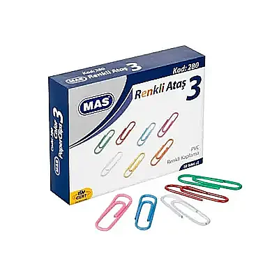 Mas 280 Renkli Ataş Pvc Kaplı 28 Mm - 4
