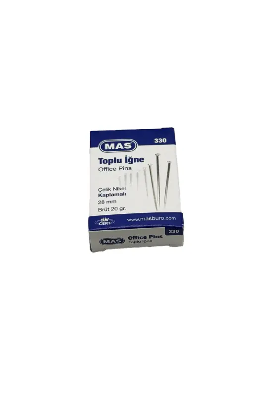 Mas 330 Toplu İğne 28 Mm 20 Gr - Mas