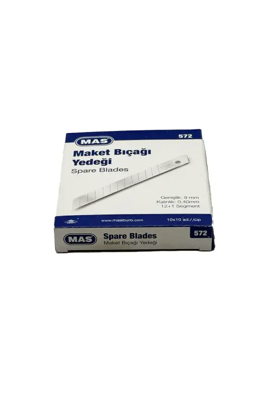 Mas 572 Maket Bıçağı Yedeği Tüpte Küçük İthal - Mas