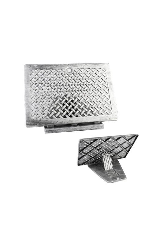 Masaüstü Plastik Rahle Gümüş Kaplama - Ahıska Çarşı