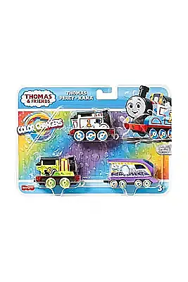 Mattel Thomas Ve Arkadaşları Renk Değiştiren 3 Lü Küçük Trenler - 1