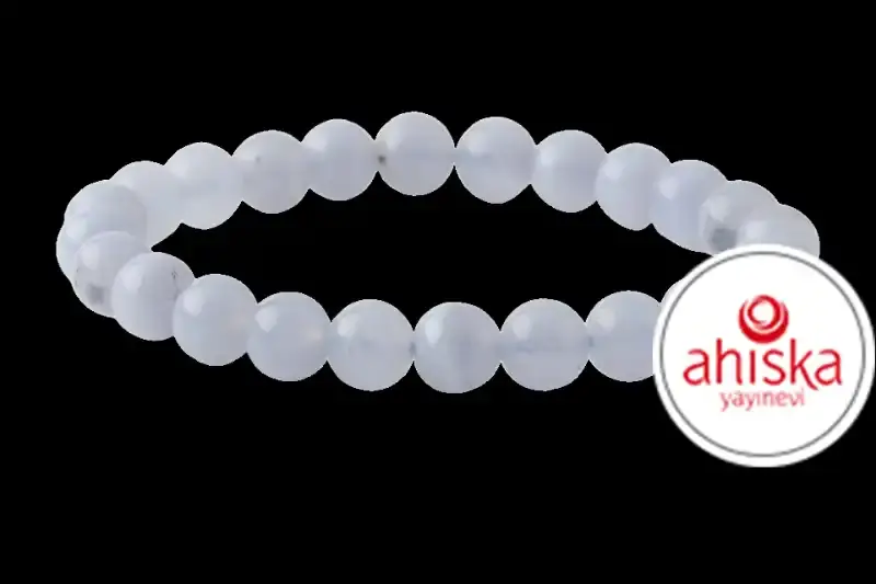 Mavi Akik 6mm Doğal Taş Bileklik