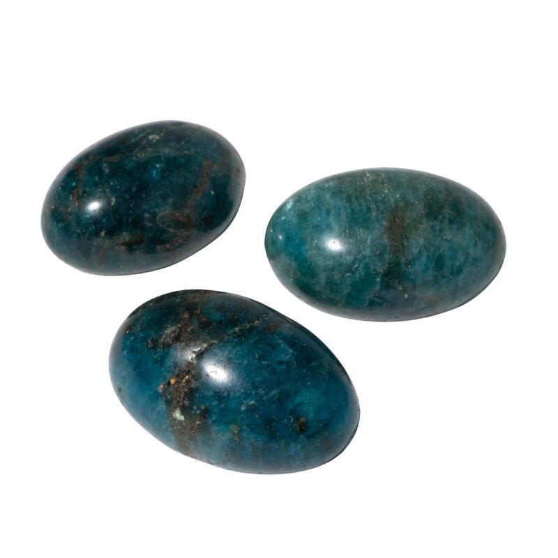 Mavi Apatit Doğal Taş Tımbıl El Taşı - 2