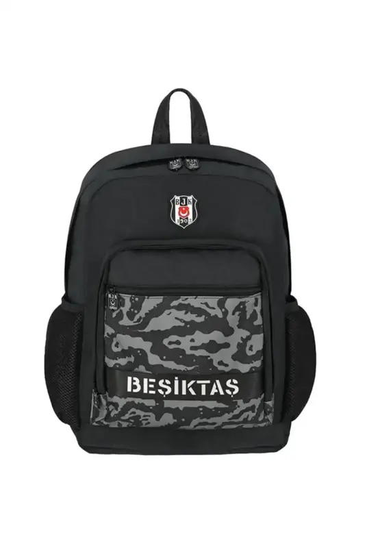 Me Beşiktaş Kamuflaj Desenli Kolon Detaylı Sırt Çantası - Me