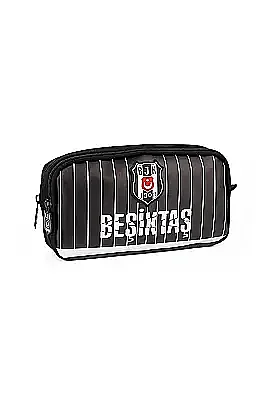 Me Beşiktaş Me Team İnce Çubuk Desenli Suni Deri Kalem Çantası - 2
