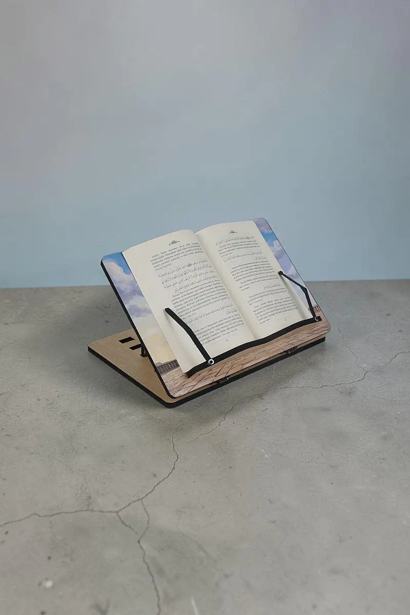 Mescid'i Aksa Ahşap Kitap Okuma Standı | Mescid'i Aksa Rahlesi - 4