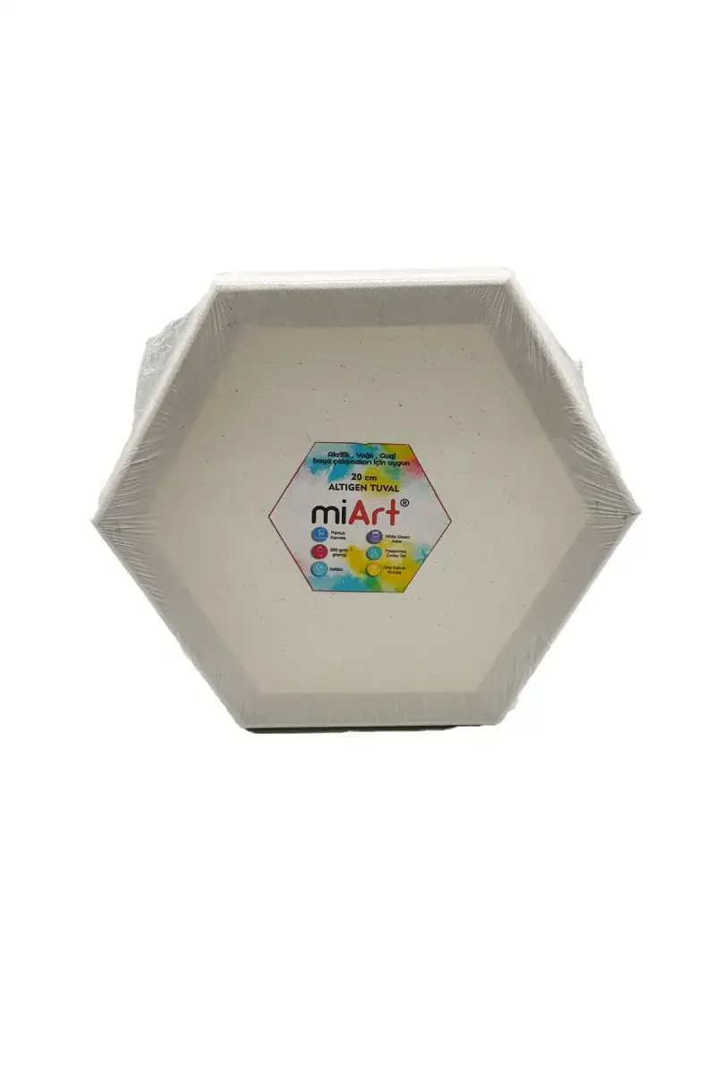 Miart Altıgen Tuval 20 cm - 1