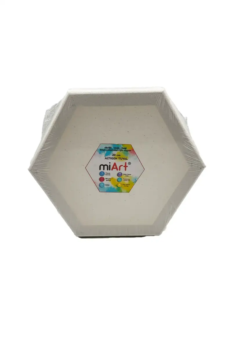Miart Altıgen Tuval 25 cm - 1