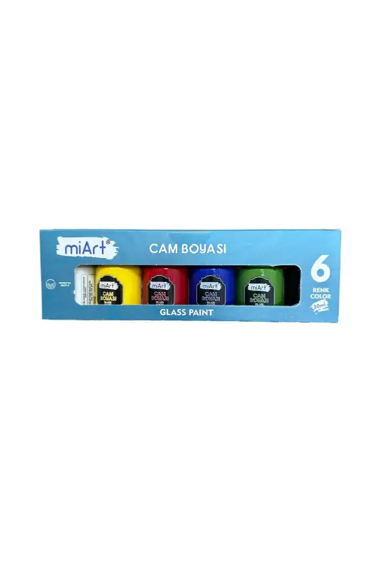 Miart Cam Boyası 30 Ml 6 Lı - Miart